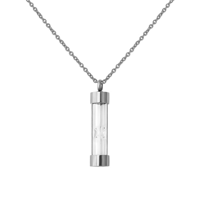 Hourglass Memorial Necklace Cremation Jewelry-Jewelry-Anavia-Afterlife Essentials