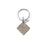 Fingerprint Diamond Memorial Key Chain with Angel Wing Charm-Jewelry-Anavia-Afterlife Essentials