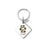 Paw Print Diamond Pet Memorial Key Chain-Jewelry-Anavia-Afterlife Essentials