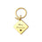 Fingerprint Diamond Memorial Key Chain with Angel Wing Charm-Jewelry-Anavia-Afterlife Essentials