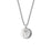 Coin One Flower Memorial Necklace Cremation Jewelry-Jewelry-Anavia-Afterlife Essentials