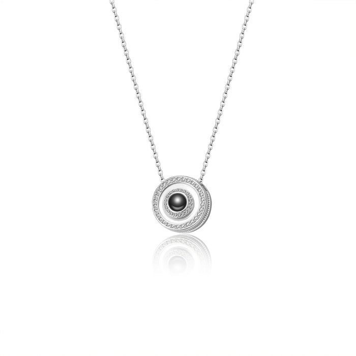 Round Photo Projection Necklace-Jewelry-Anavia-Afterlife Essentials