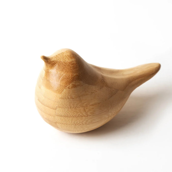 Wood Songbird Cremation Keepsake