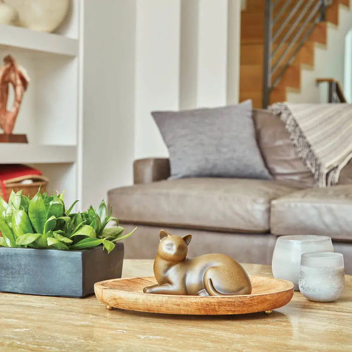 Cozy Cat Sable Petite Cremation Urn