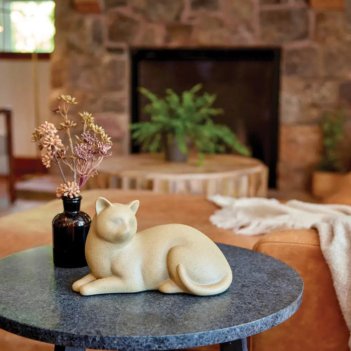 Cozy Cat Fawn Petite Cremation Urn