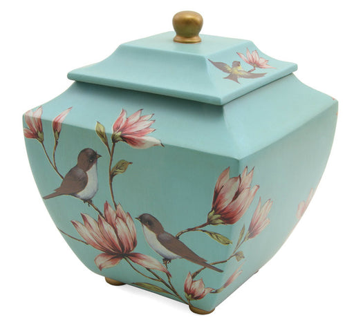 Magnolia Lovebirds, Large/Adult Cremation Urn-Cremation Urns-Urns of Distinction-Afterlife Essentials