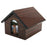 Pet House Brown Small Cremation Urn