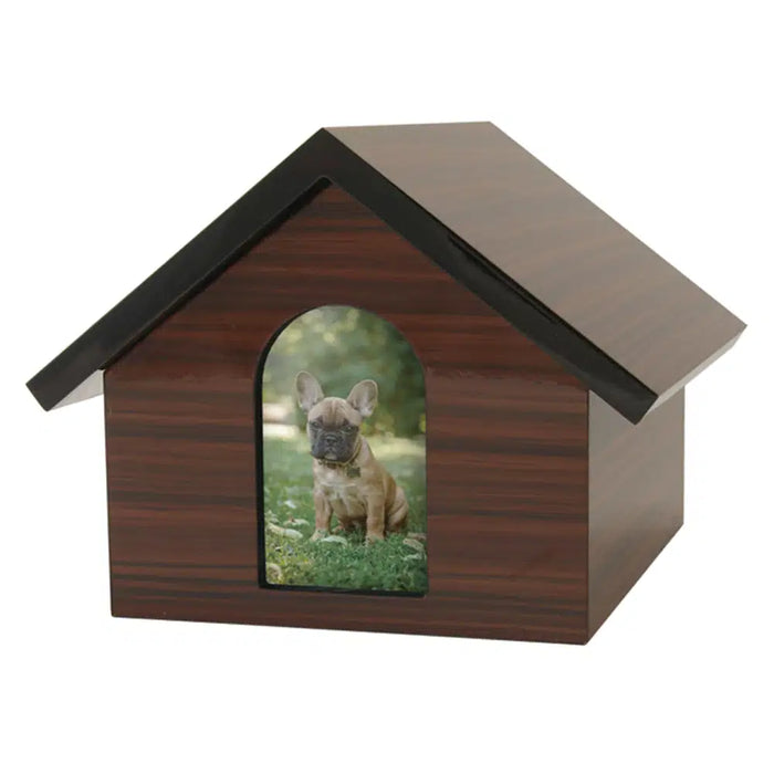 Pet House Brown Small Cremation Urn
