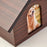 Pet House Brown Small Cremation Urn