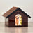Pet House Brown Small Cremation Urn