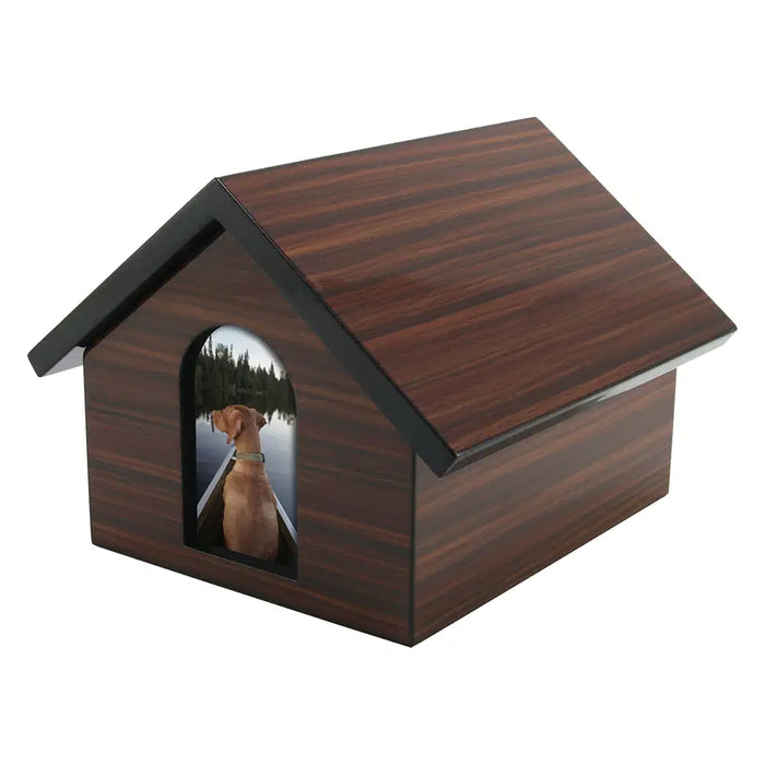 Pet House Brown Small Cremation Urn