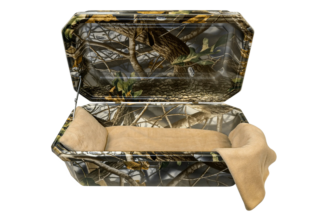 Camouflage Pet Casket-Pet Caskets-Titan Caskets-Afterlife Essentials