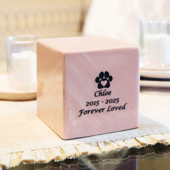 Aurora Keepsake Cube Cremation Urn-Cremation Urns-The Living Urn-Afterlife Essentials