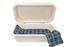 Classic Pet Casket - Almond with Grey Plaid-Pet Caskets-Titan Caskets-Afterlife Essentials