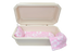 Classic Pet Casket - Almond with Pink Hibiscus-Pet Caskets-Titan Caskets-Afterlife Essentials