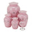 Classic Paw Pearl Pink Heart Keepsake-Cremation Urns-Terrybear-Afterlife Essentials