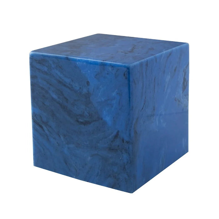 Aurora Keepsake Cube Cremation Urn-Cremation Urns-The Living Urn-Cobalt Blue-Afterlife Essentials