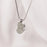 Sideways Heart Fingerprint Memorial Necklace Cremation Jewelry-Jewelry-Anavia-Afterlife Essentials