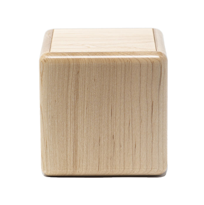 Maple Artisan Cube, Small/Infant Cremation Urn-Cremation Urns-Urns of Distinction-Afterlife Essentials