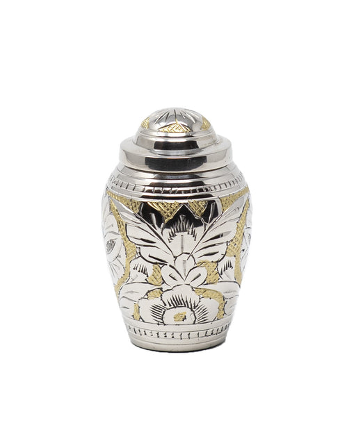 307/3" Dynasty Silver/Gold Cremation Urn-Cremation Urns-Urns of Distinction-Afterlife Essentials