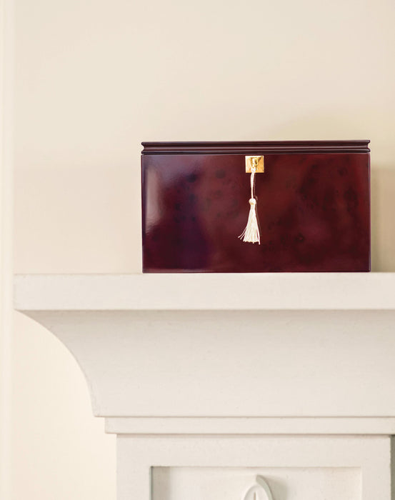 Burlwood Memory Box, Large/Adult Cremation Urn-Cremation Urns-Urns of Distinction-Afterlife Essentials