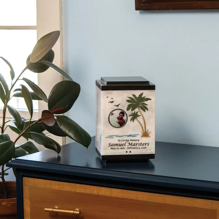 Design Your Own Cremation Urn - Natural Marble