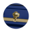 Steel Pet Casket - Dark Blue & Gold-Pet Caskets-Titan Caskets-Afterlife Essentials