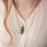 Crystal Vintage Cylinder Memorial Necklace-Jewelry-Anavia-Afterlife Essentials