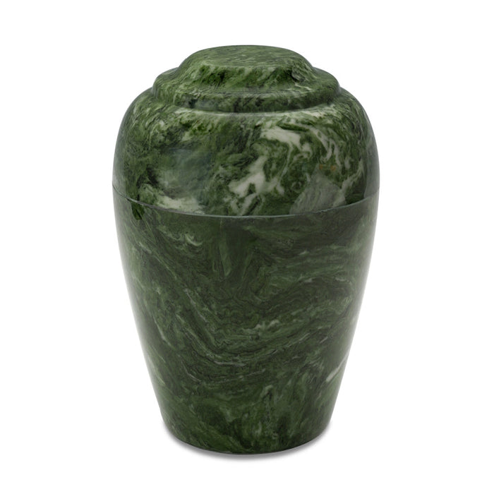 Beacon 190 cu. in. Marble Cremation Urn-Cremation Urns-The Living Urn-Emerald-Afterlife Essentials