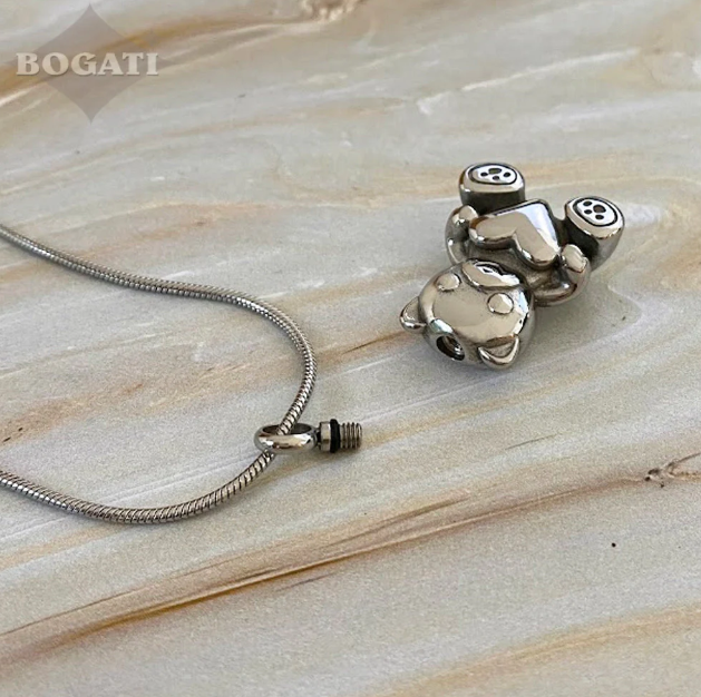 Teddy Bear – Pendant with Chain-Jewelry-Bogati-Afterlife Essentials