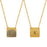 Square Fingerprint Memorial Necklace-Jewelry-Anavia-Afterlife Essentials