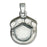 Sterling Silver "Photo" Paw Print Cremation Locket Jewelry - PG71147-Jewelry-Photograve-Sterling Silver-3/5" X 3/4"-Afterlife Essentials