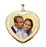 Mother Of Pearl or Onyx Heart w/ Bezel Frame Jewelry-Jewelry-Photograve-Afterlife Essentials