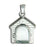 Sterling Silver "Photo" Cremation Locket Jewelry - PG71141-Jewelry-Photograve-Sterling Silver-3/4" X 3/4"-Afterlife Essentials