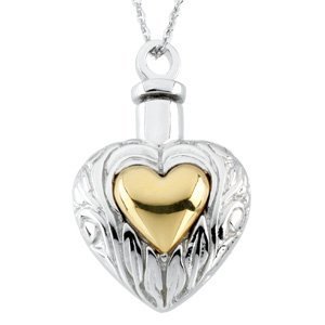Sterling Silver Cremation Locket Jewelry - LL41696-Jewelry-Photograve-Sterling Silver-1" X 3/4"-Afterlife Essentials