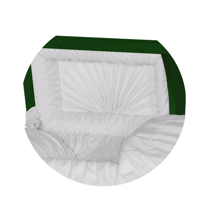 Steel Pet Casket - Green-Pet Caskets-Titan Caskets-Afterlife Essentials