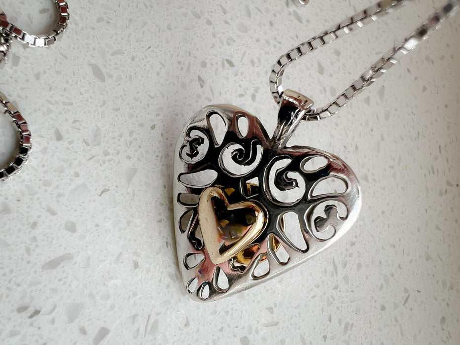 Eternal Embrace Pendant and Pin-Jewelry-Madelyn Co-Afterlife Essentials