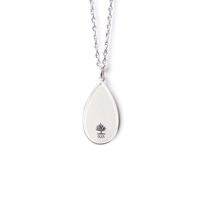 Teardrop Fingerprint Pendant Jewelry-Jewelry-The Living Urn-Sterling Silver-Afterlife Essentials