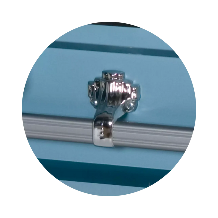 Steel Pet Casket - Light Blue-Pet Caskets-Titan Caskets-Afterlife Essentials