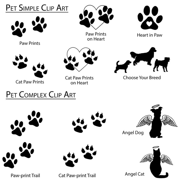 Engraved Pet Memorial Plaque - Brass or Silver Finish, 2 sizes-Plaques-New Memorials-Afterlife Essentials