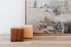 Walnut Artisan Cube, Small/Infant Cremation Urn-Cremation Urns-Urns of Distinction-Afterlife Essentials