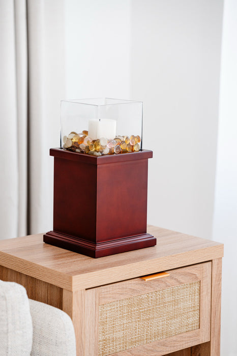 Mahogany Candle, Large/Adult Cremation Urn-Cremation Urns-Urns of Distinction-Afterlife Essentials