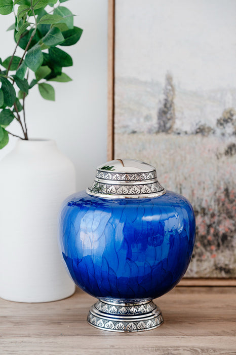 Royal Blue, Large/Adult Cremation Urn-Cremation Urns-Urns of Distinction-Afterlife Essentials
