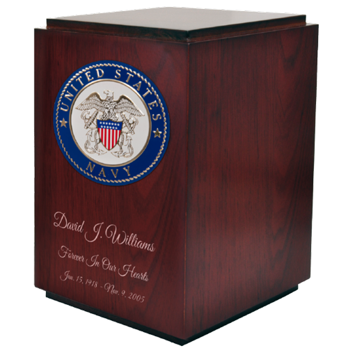 Classic Cherry Finish Wood 200 cu Cremation Urn-Cremation Urns-New Memorials-Afterlife Essentials