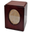 Cherry Finish Wood with Oval Photo Frame 200 cu in Cremation Urn-Cremation Urns-New Memorials-Afterlife Essentials