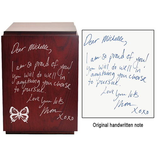 Classic Cherry Finish Wood 200 cu Cremation Urn-Cremation Urns-New Memorials-Afterlife Essentials