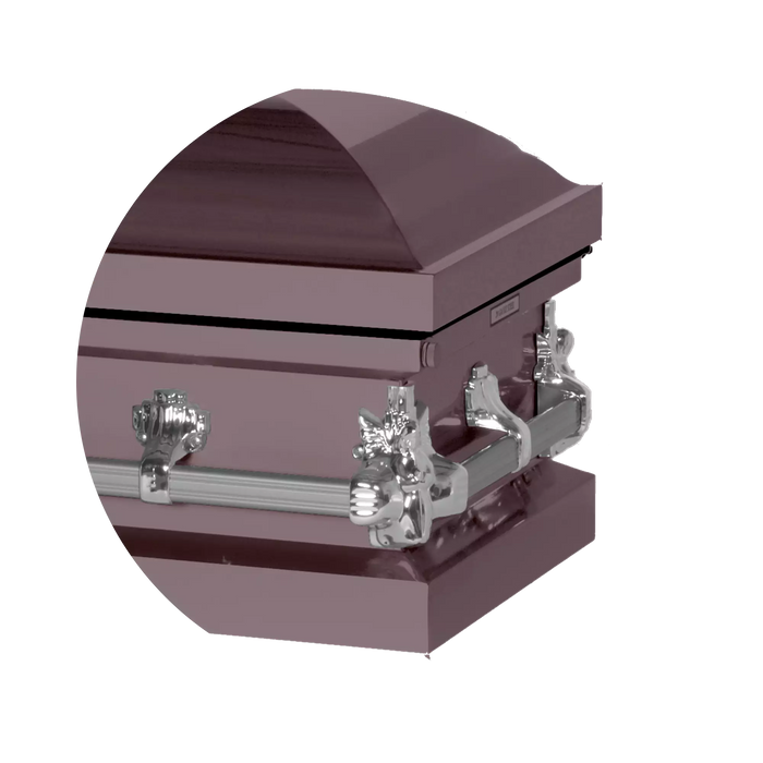 Steel Pet Casket - Orchid-Pet Caskets-Titan Caskets-Afterlife Essentials