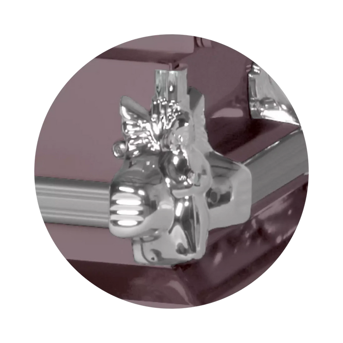 Steel Pet Casket - Orchid-Pet Caskets-Titan Caskets-Afterlife Essentials