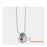 Leaning Heart Cremation Pendant, Silver Jewelry-Jewelry-Urns of Distinction-Afterlife Essentials