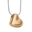 Leaning Heart Cremation Pendant, Gold-Plated Jewelry-Jewelry-Urns of Distinction-Afterlife Essentials